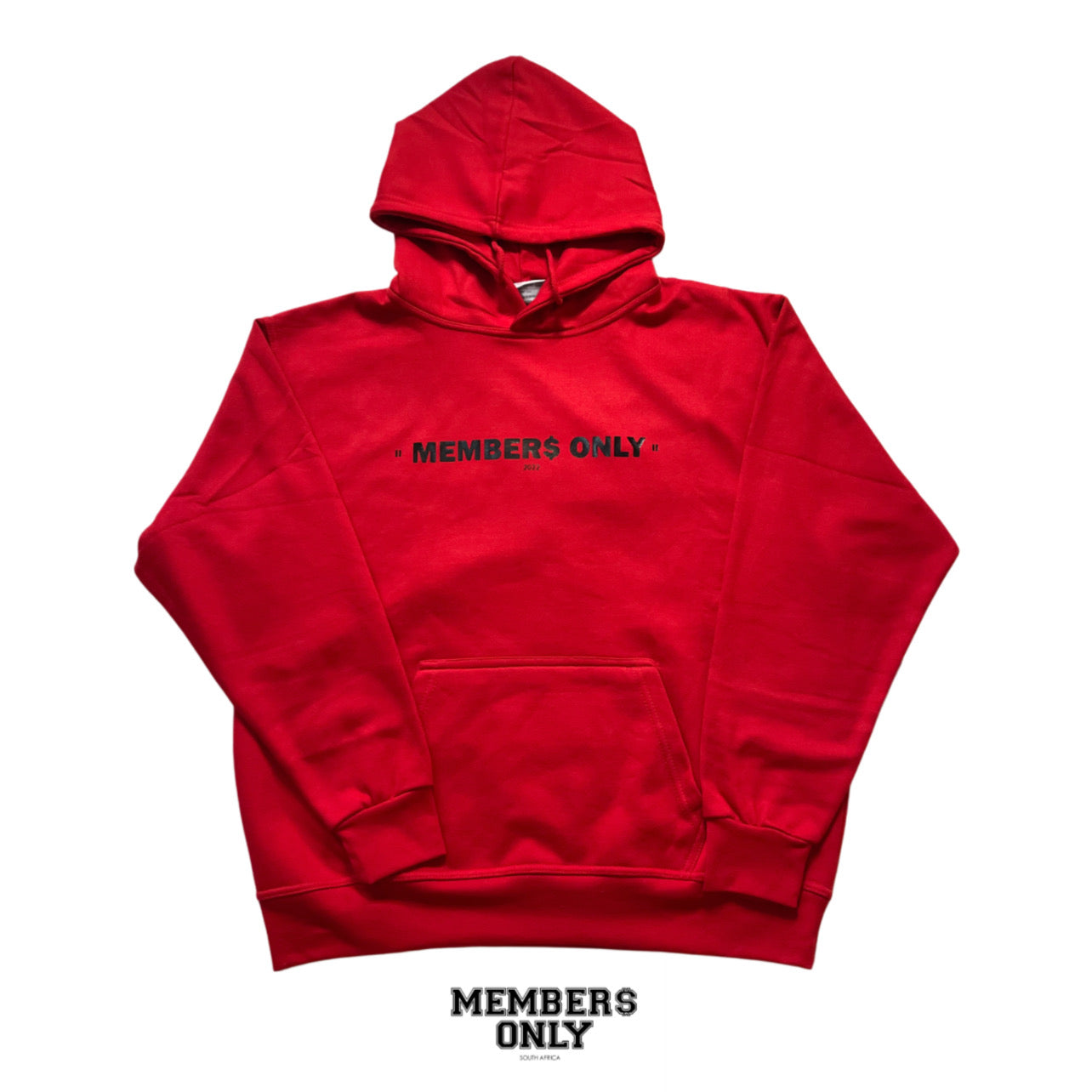 MEMBERS ONLY CLASSIC RED HOODIE