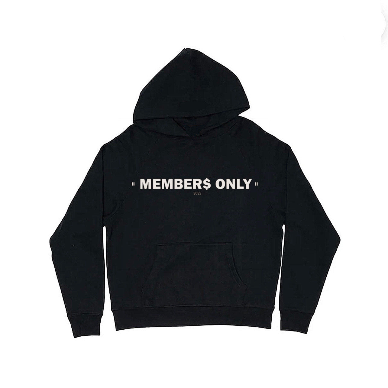 MEMBERS ONLY CLASSIC BLACK HOODIE