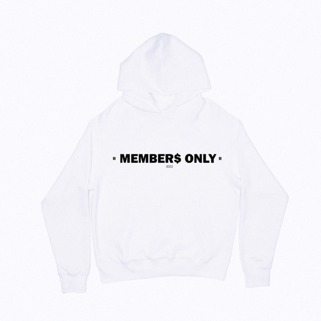 MEMBERS ONLY CLASSIC WHITE HOODIE