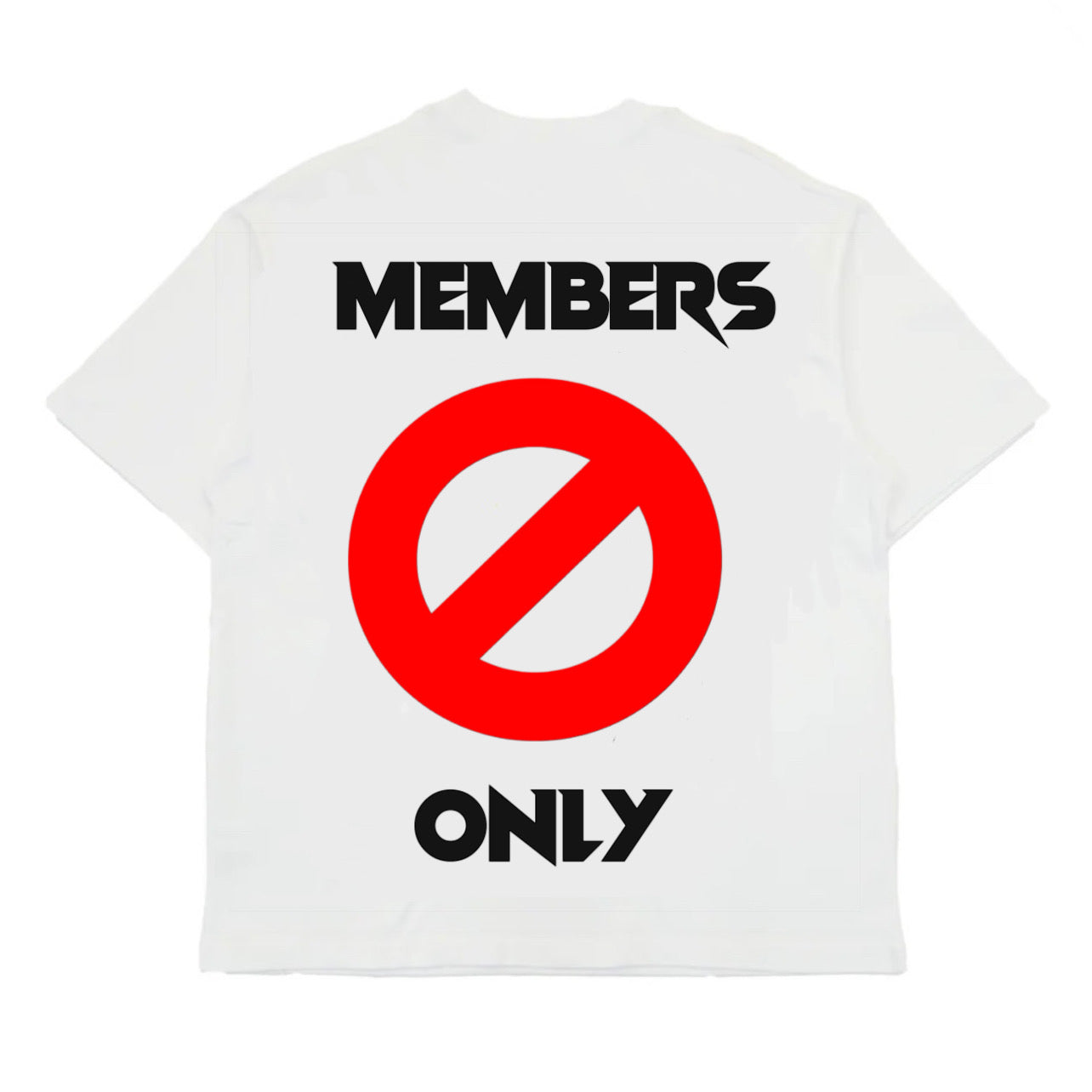 MEMBERS ONLY CLASSIC WHITE T-SHIRT