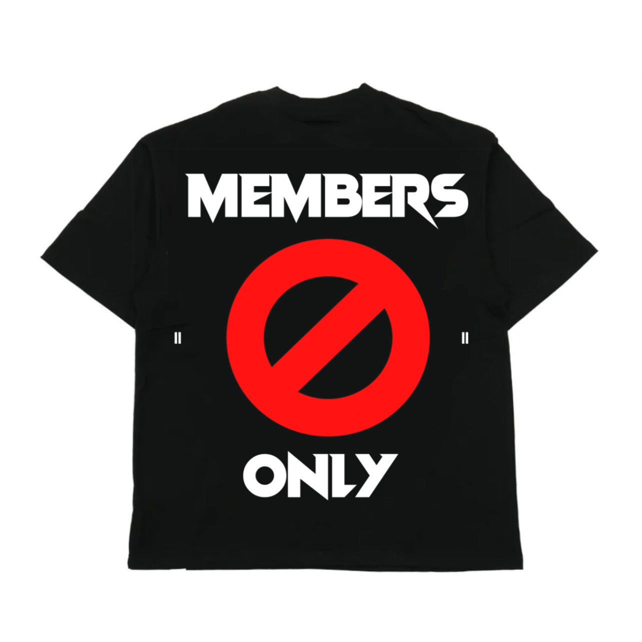 MEMBERS ONLY CLASSIC BLACK T-SHIRT